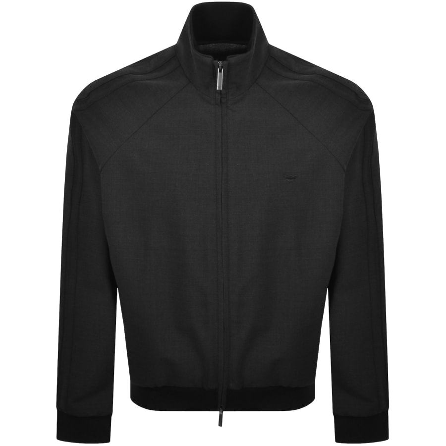 Emporio Armani Icon Bomber Jacket Grey | Mainline Menswear us